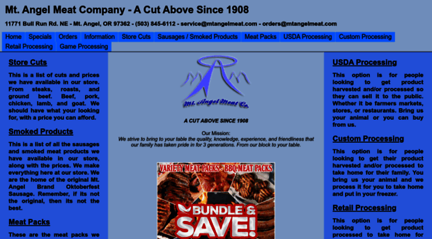 mtangelmeat.com