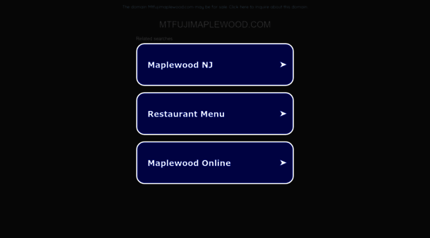 mtfujimaplewood.com