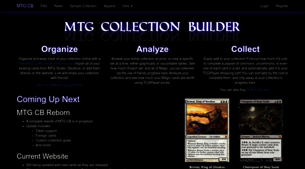 mtgcollectionbuilder.com