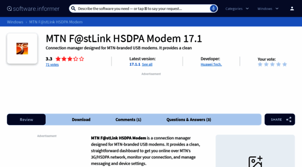 mtn-f-stlink-hsdpa-modem.software.informer.com