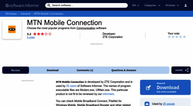 mtn-mobile-connection.software.informer.com