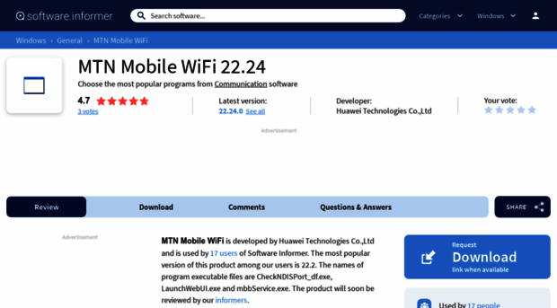 mtn-mobile-wifi.software.informer.com