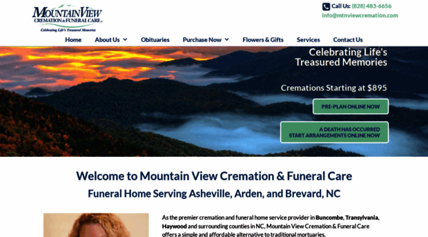 mtnviewcremation.com - Funeral Home Asheville NC | Mo... - Mtn View