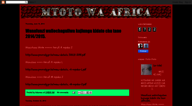 mtotowaafrica.blogspot.com