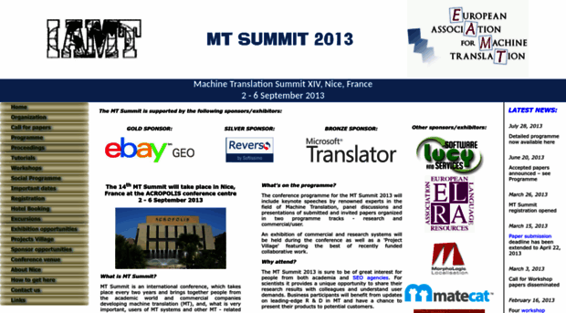 mtsummit2013.info