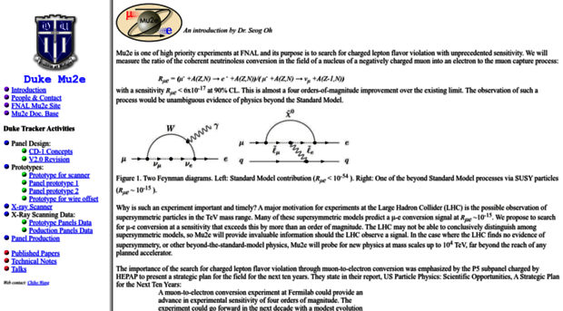 mu2e.phy.duke.edu