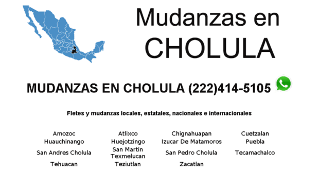 mudanzasencholula.com