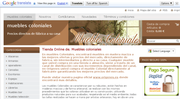 muebles-coloniales.com