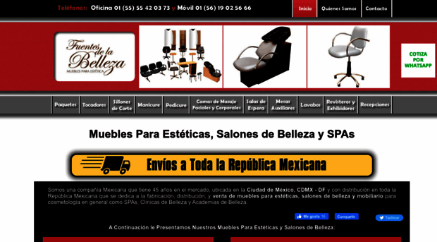 mueblesparaesteticas.com.mx