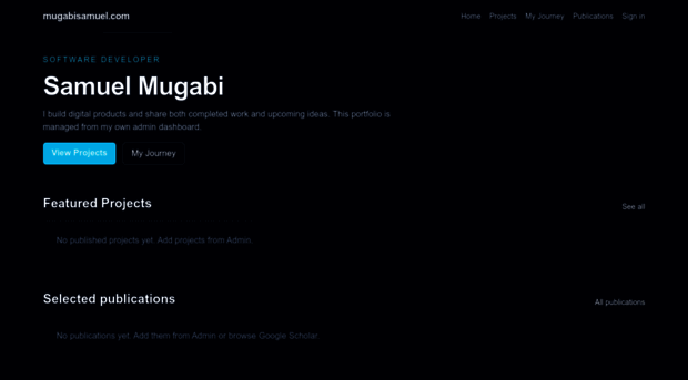 mugabisamuel.com