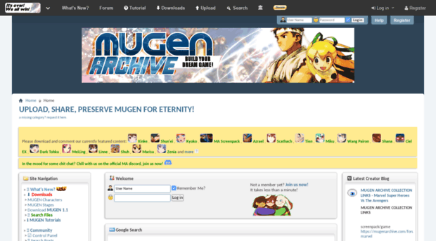 The MUGEN Archive