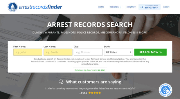 mugshot.recordsfinder.com