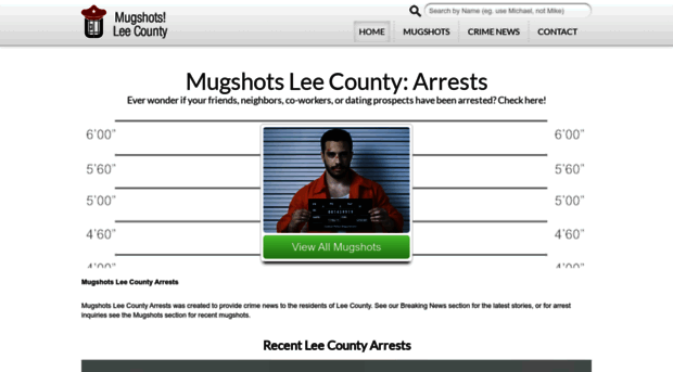 mugshotsleecounty.com