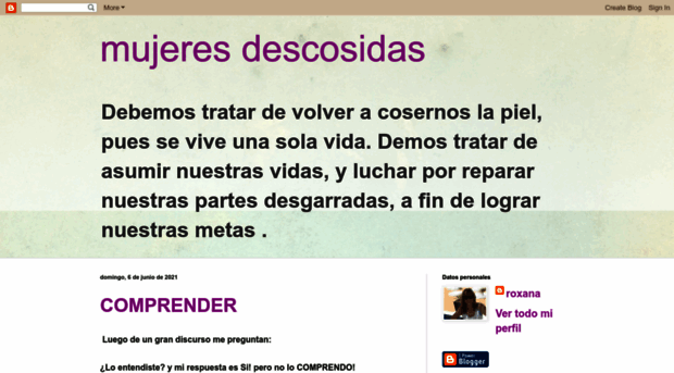 mujeresdescosidas.blogspot.com