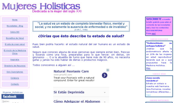 mujeresholisticas.com