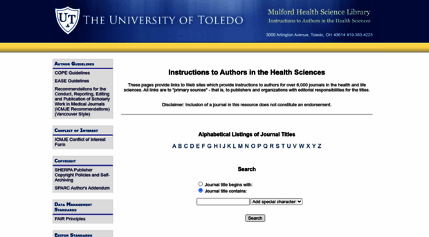 mulford.utoledo.edu