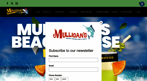 mulligansbeachhouse.com