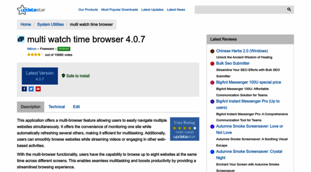 multi-watch-time-browser.updatestar.com