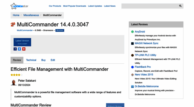 multicommander.updatestar.com