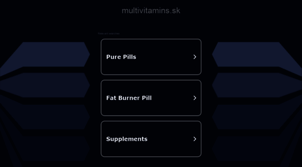 multivitamins.sk