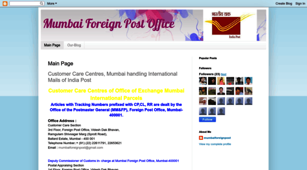 mumbaiforeignpost.blogspot.in