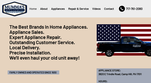 mummasappliances.com
