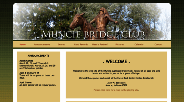 munciebridgeclub.com