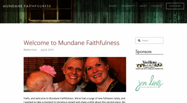 mundanefaithfulness.com