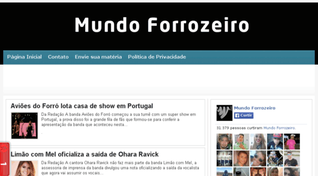 mundoforrozeiro.com.br
