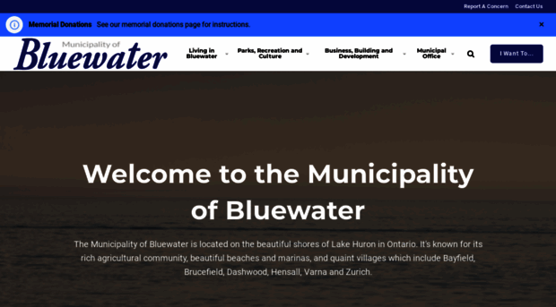 municipalityofbluewater.ca