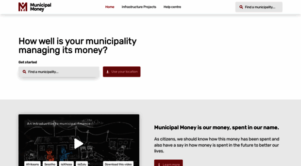 municipalmoney.gov.za