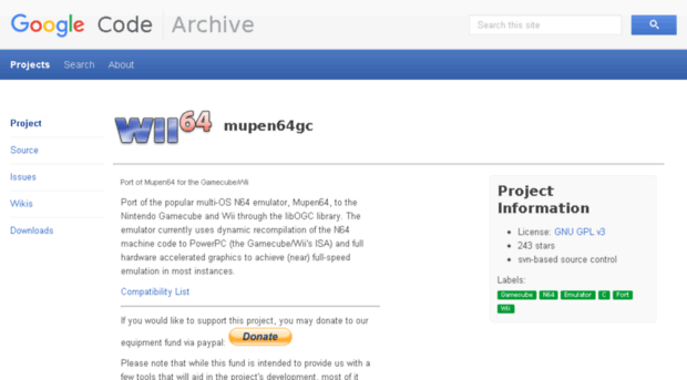 mupen64gc.googlecode.com