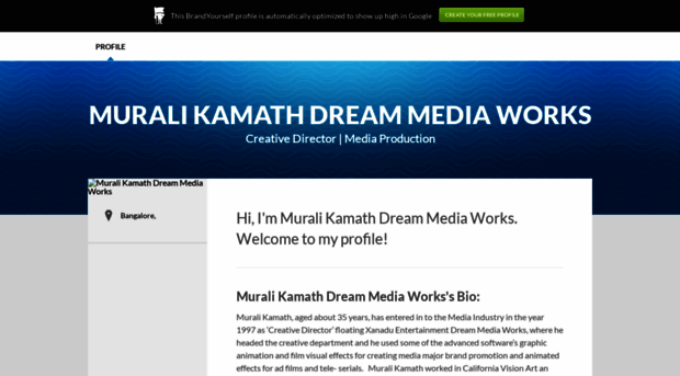 muralikamathdreammediaworks.brandyourself.com