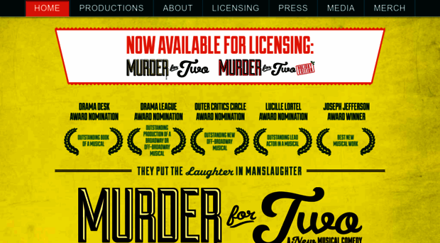 murderfortwomusical.com