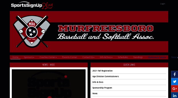 murfreesborobaseballassociation.sportssignup.com