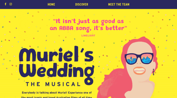 murielsweddingthemusical.com