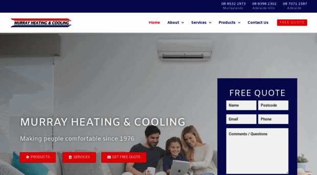 murrayheatingandcooling.com.au