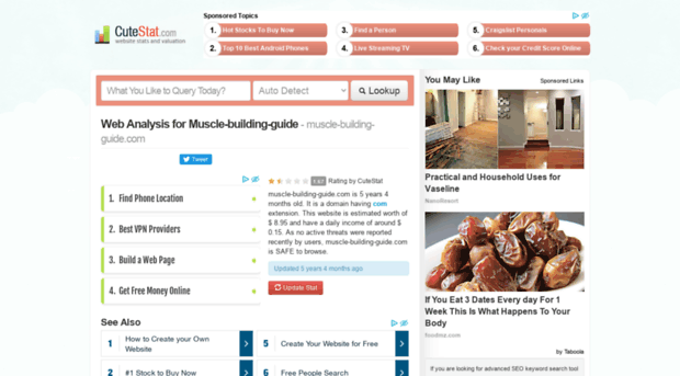 muscle-building-guide.com.cutestat.com