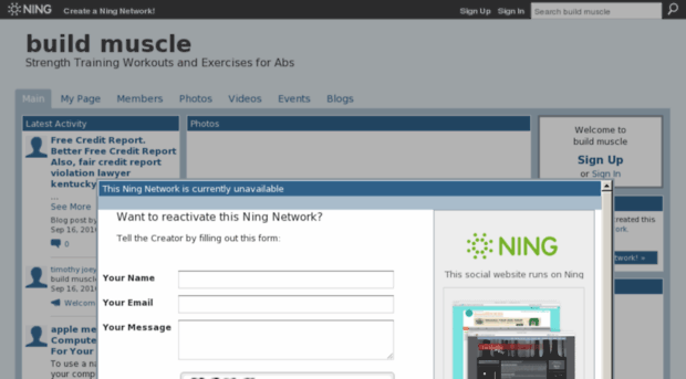 muscles.ning.com