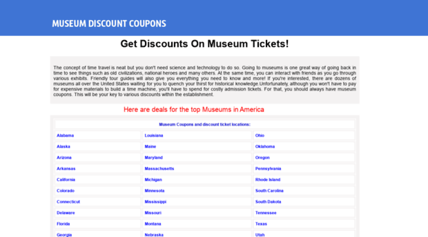 museumcoupon.com