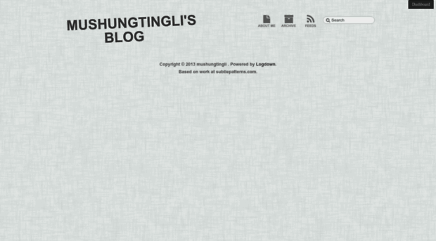 mushungtingli-blog.logdown.com