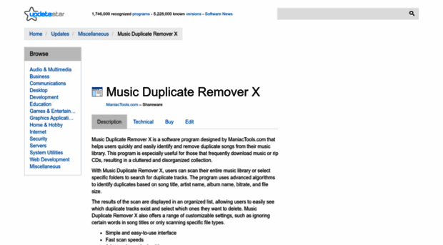 music-duplicate-remover-x.updatestar.com