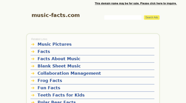 music-facts.com