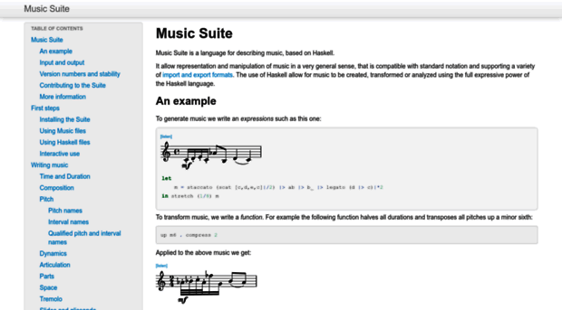 music-suite.github.io