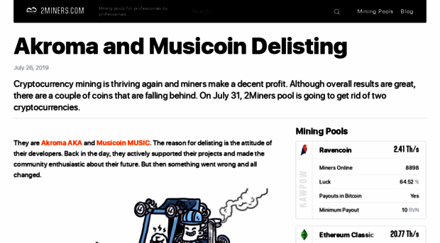 music.2miners.com