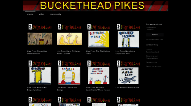 music.bucketheadpikes.com