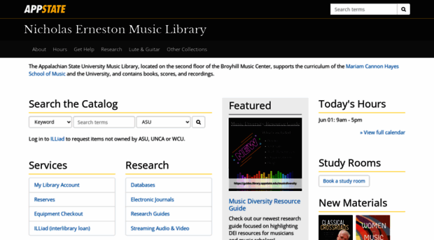 music.library.appstate.edu