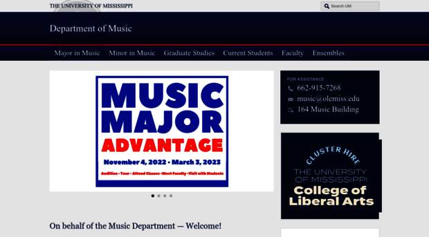 music.olemiss.edu