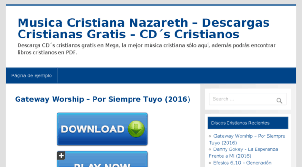 musicacristianazareth.com