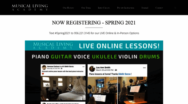 musicallivingacademy.com